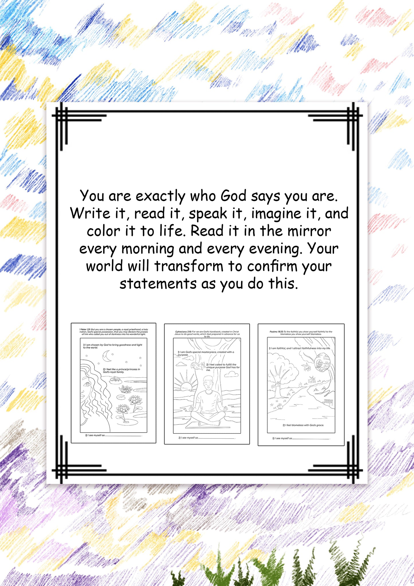 I See Myself As: Color Your Faith Affirm Your Heart. (Activity Book Pre-Order)